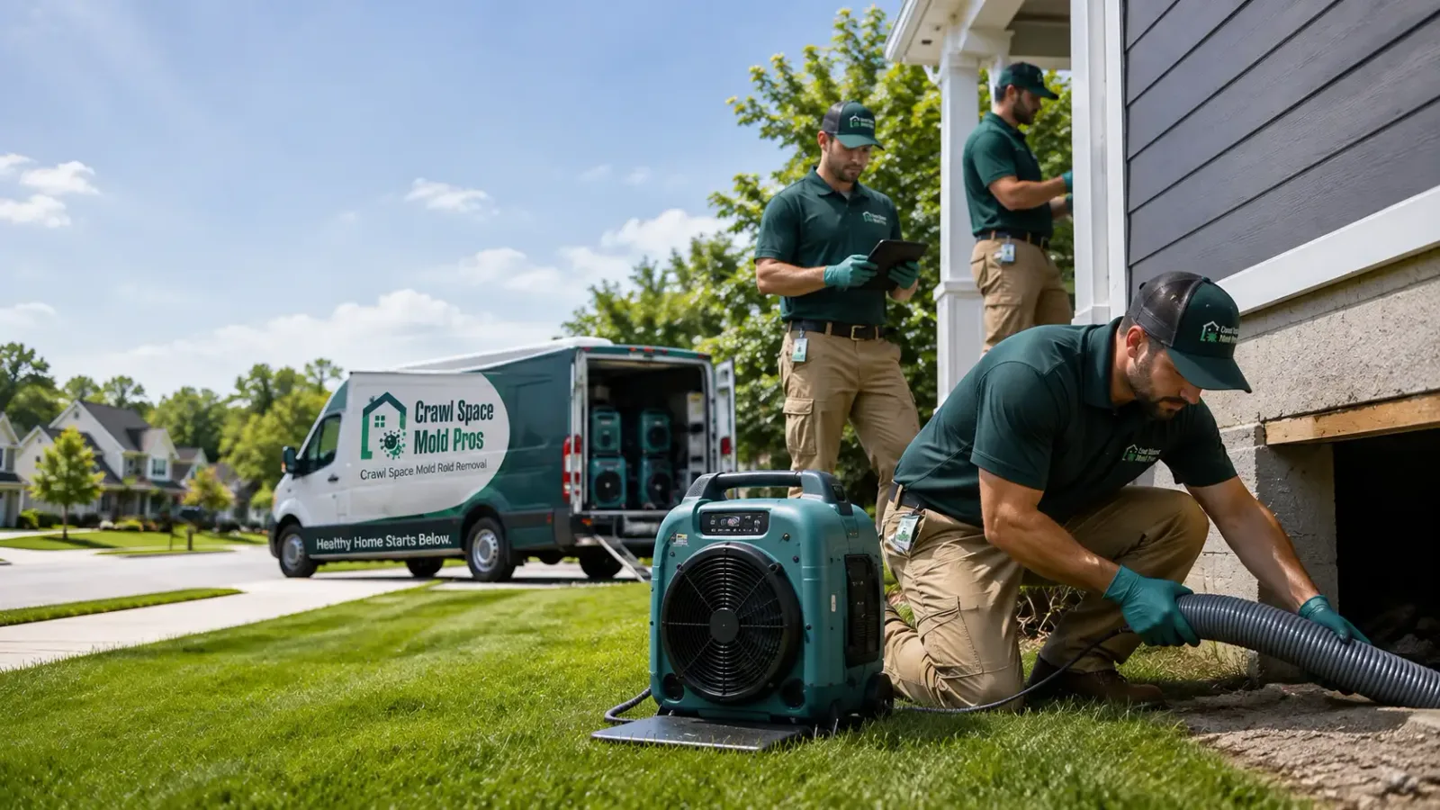 Crawl Space Mold Removal in Troy, ID